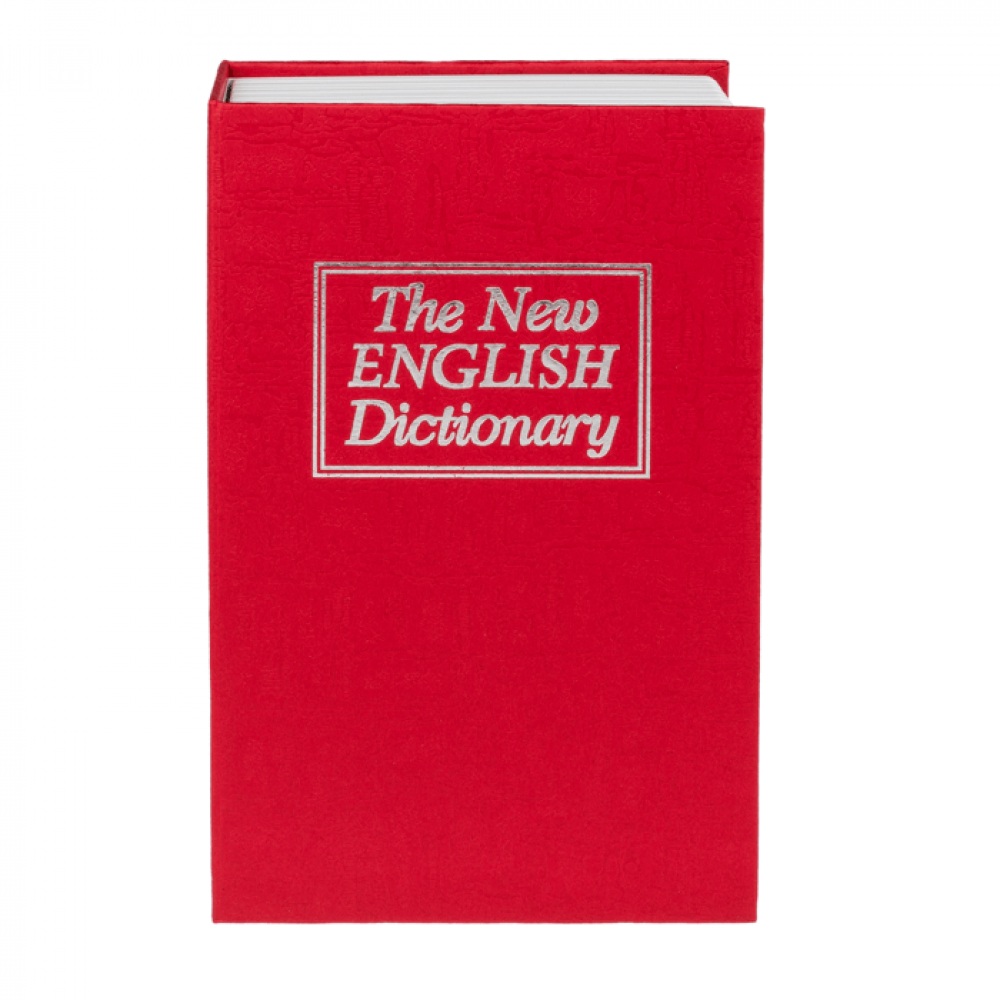 Χρηματοκιβώτιο με Κλειδί Λεξικό (Κόκκινο) 19 x 11,5 x 5,4 cm