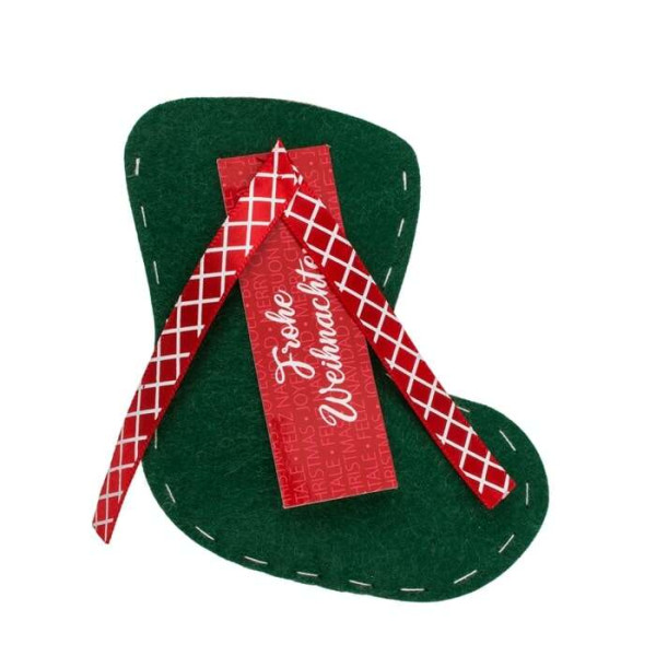 Χριστουγεννιάτικη Διακοσμητική Κάλτσα από Τσόχα (Ελαφάκι)