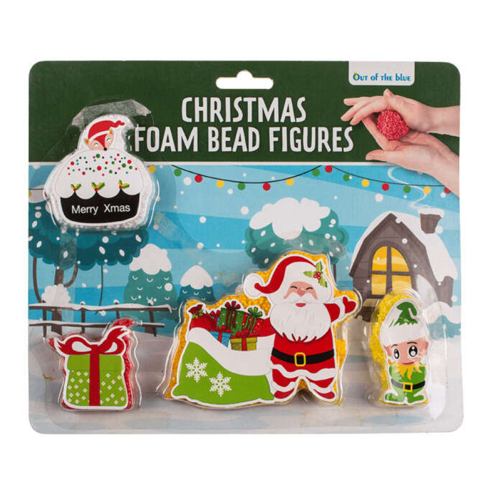 Χριστουγεννιάτικη Πλαστελίνη Foam Putty Santa (4 τμχ)