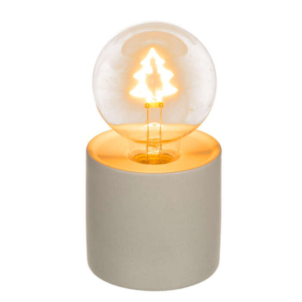 Χριστουγεννιάτικο Διακοσμητικό Φωτιστικό Neon Motif light bulb 8,5 x 16 cm - Δέντρο