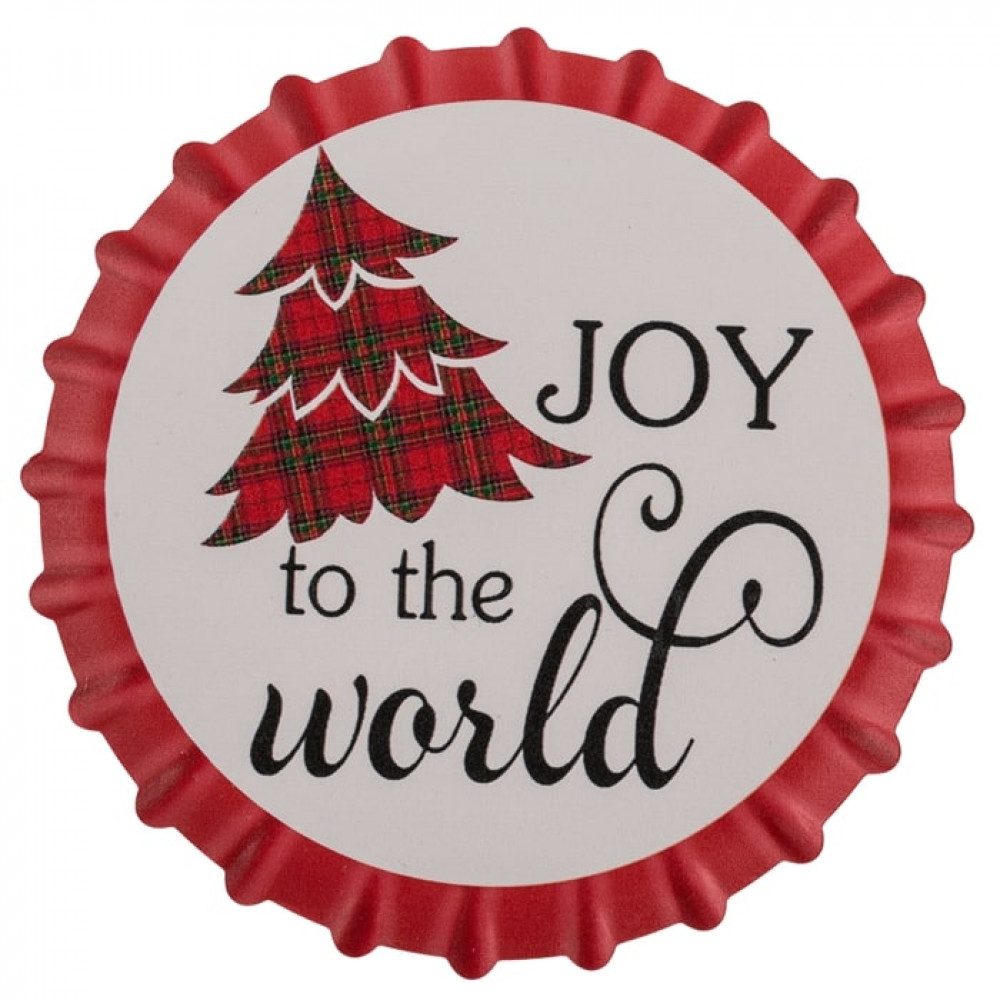 Χριστουγεννιάτικο Κεραμικό Σουβέρ Joy to The World