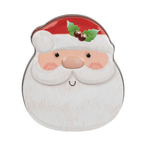 Χριστουγεννιάτικο Μεταλλικό Κουτάκι Δώρου Άγιος Βασίλης (14 x 11, 5 cm)