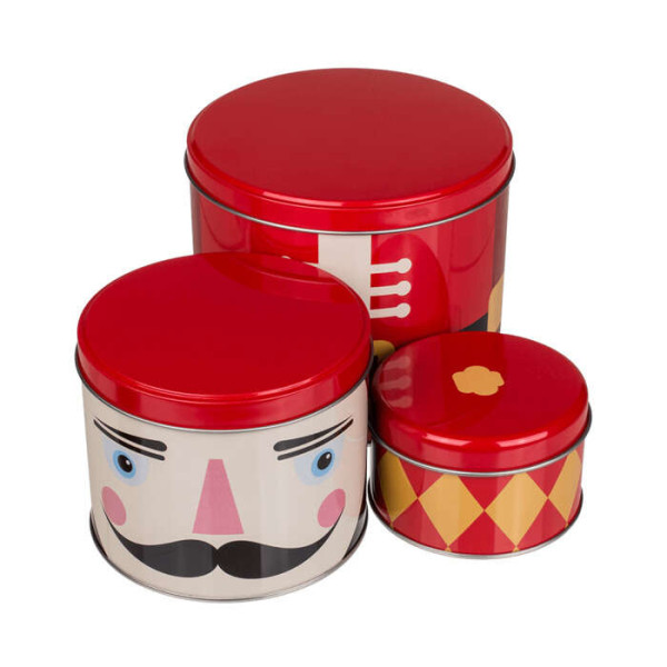 Χριστουγεννιάτικο Μεταλλικό Τρισδιάστατο Κουτί 3 Θέσεων Στρατιώτης (3 τμχ)