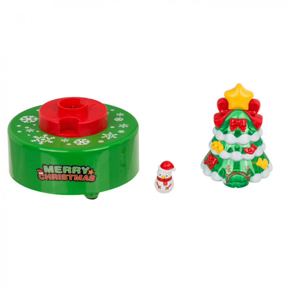 Χριστουγεννιάτικο Μουσικό Κουτί με LED που αλλάζουν χρώμα και χιονάνθρωπο που κινείται