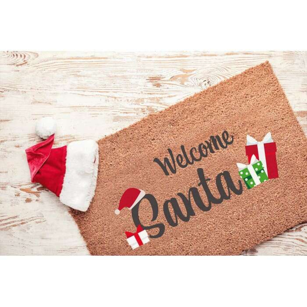 Χριστουγεννιάτικο Πατάκι Εισόδου Welcome Santa (60 x 40 cm)