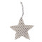 Χριστουγεννιάτικο Υφασμάτινο Στολίδι Αστέρι Πουά (13 x 12 cm)