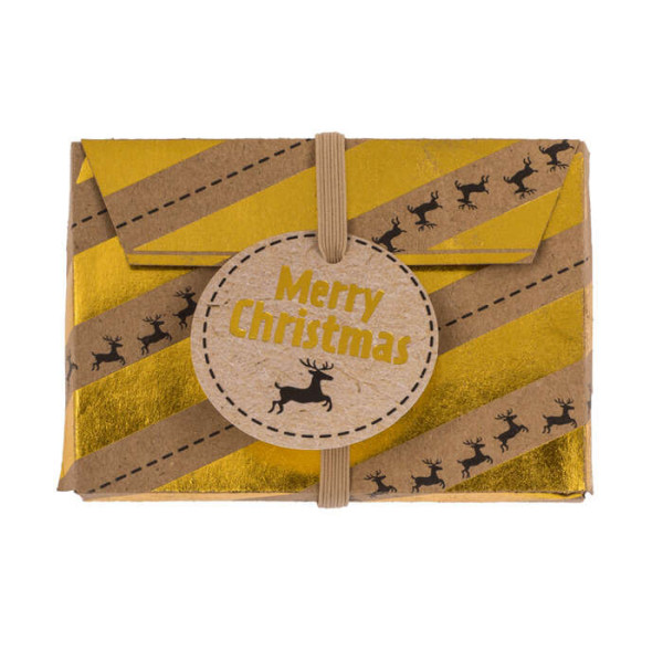 Χριστουγεννιάτικα Φακελάκια Δώρου 3τμχ (11x8cm)