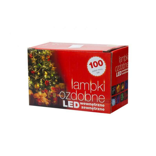 Χριστουγεννιάτικα LED 100x 6.5m Κίτρινα Επεκτάσιμα