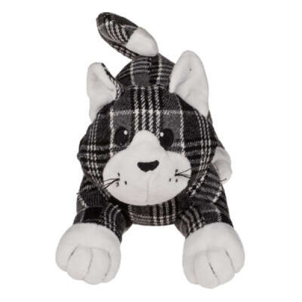 Υφασμάτινο Στοπ Πόρτας Door Stopper - Γατάκι Καρό