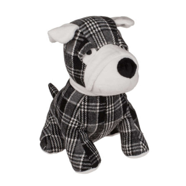 Υφασμάτινο Στοπ Πόρτας Door Stopper - Σκυλάκι Καρό